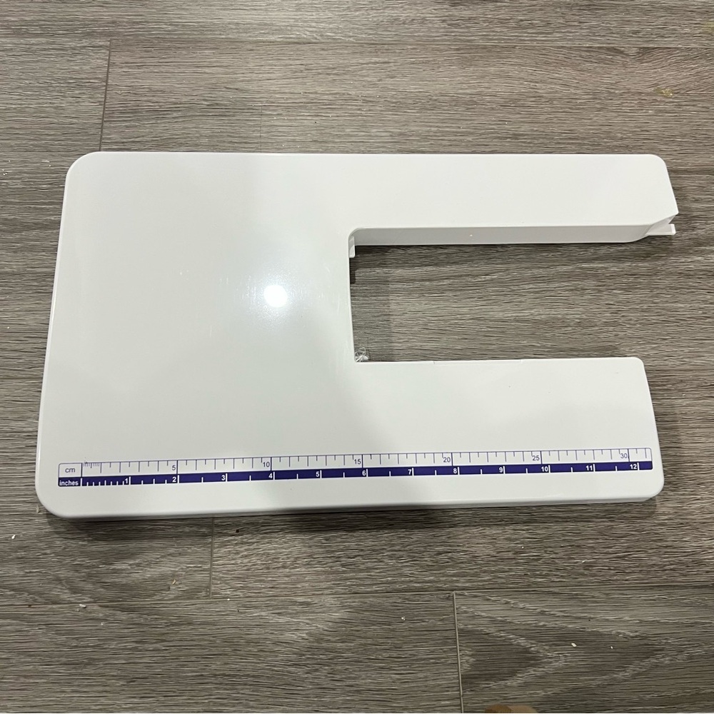 White Sewing Machine Extension Table